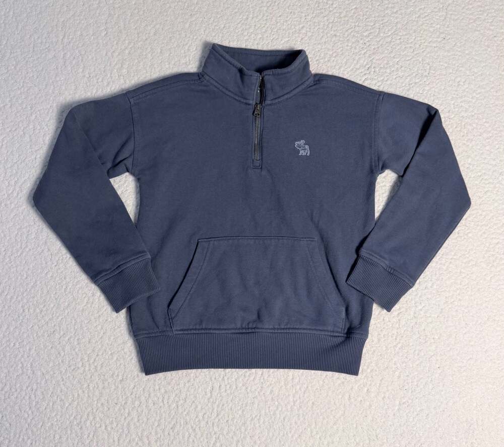 abercrombie kids Essentials Icon Quarter-Zip Sweatshirt